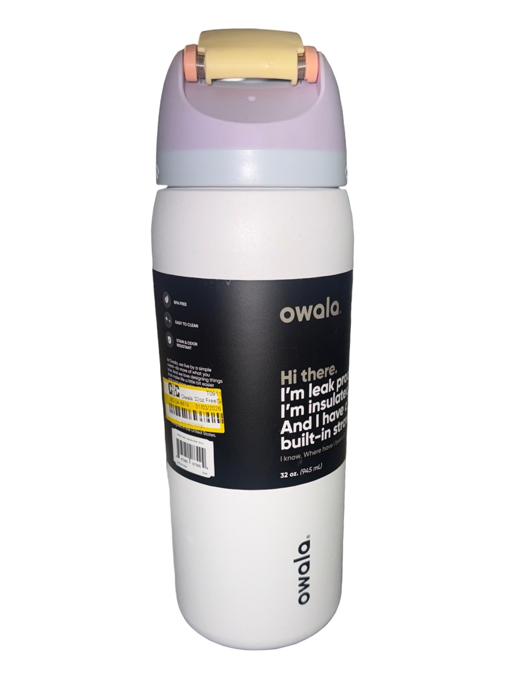 Owala 32oz FreeSip Stainless Steel
Water Bottle - Sleek
New with Tag - Picture 4 of 9
